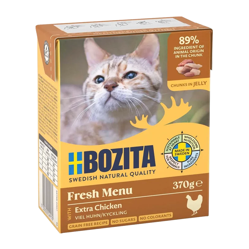 Bozita Bitar i Gelé med Kyckling - 370 G