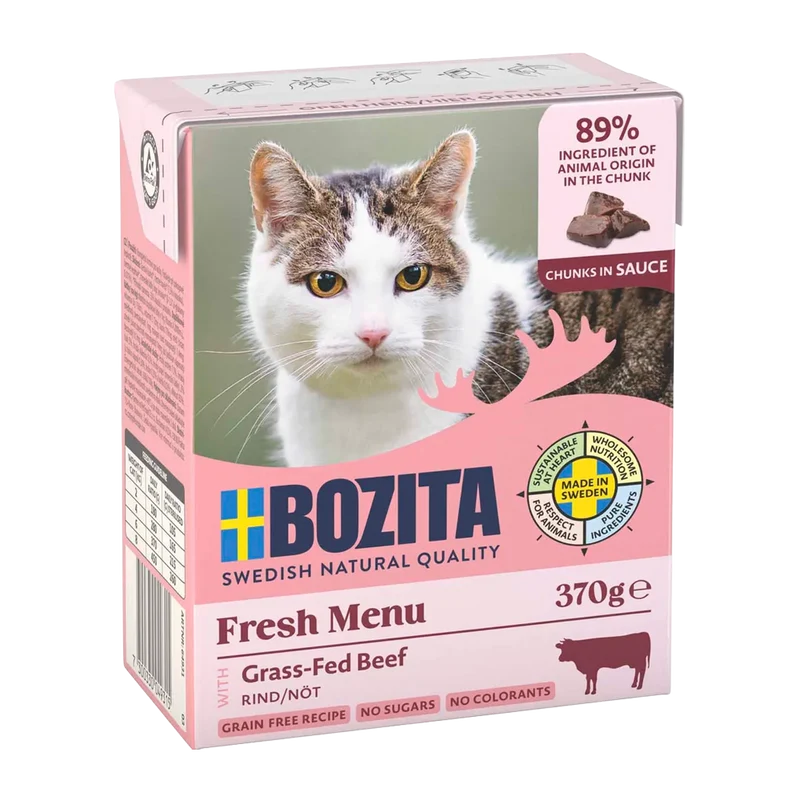 Bozita Bitar i Sås med Nötkött - 370 G