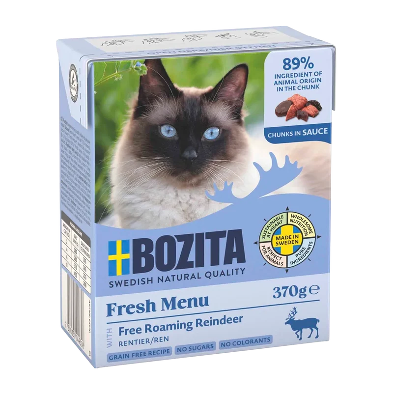 Bozita Bitar i Sås med Ren - 370 G