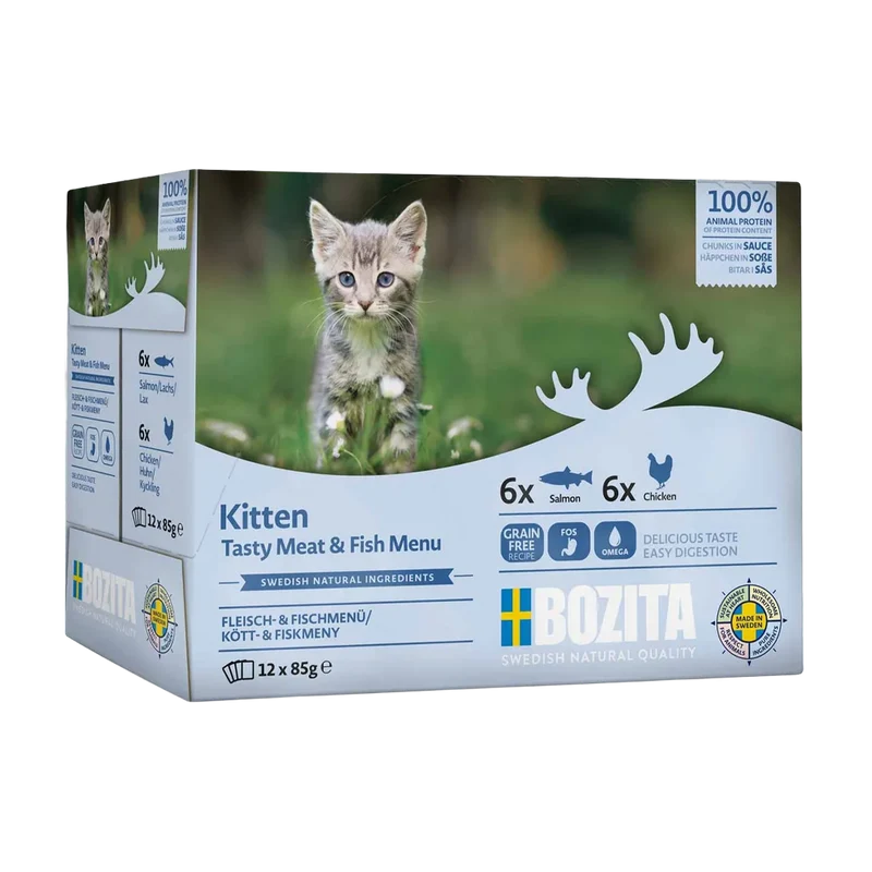 Bozita Kitten Multibox - 12x85 G