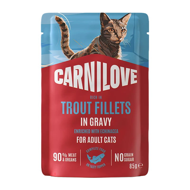 CL Cat Pouch Trout fillets - 85 g