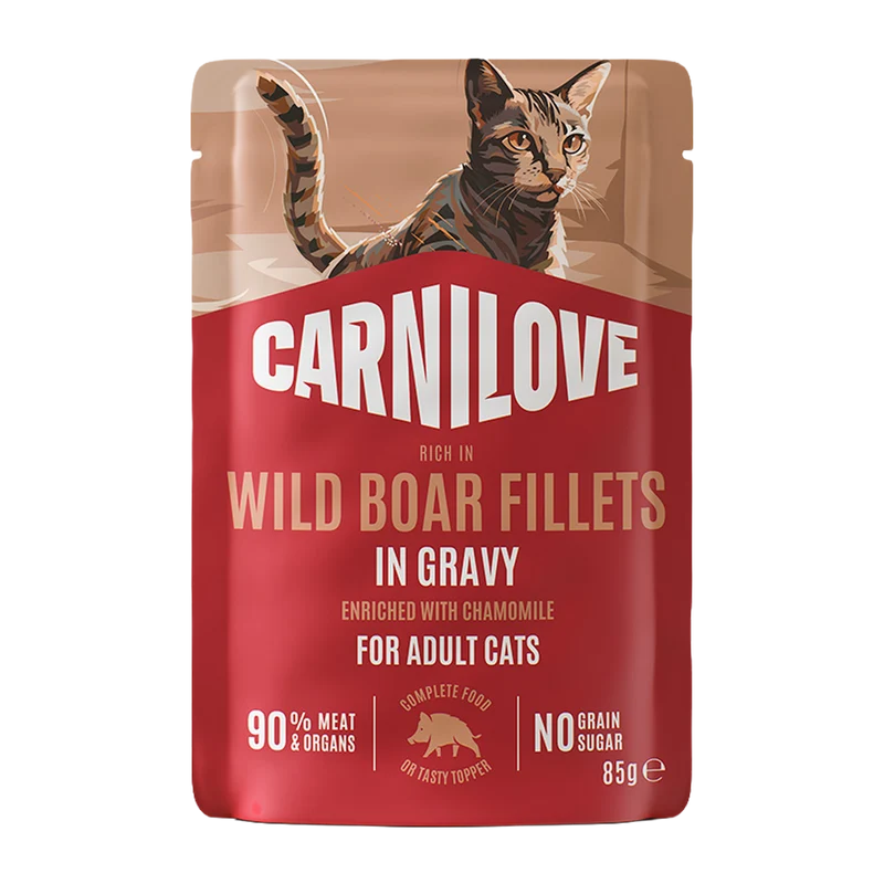 CL Cat Pouch Wild Boar - 85 g