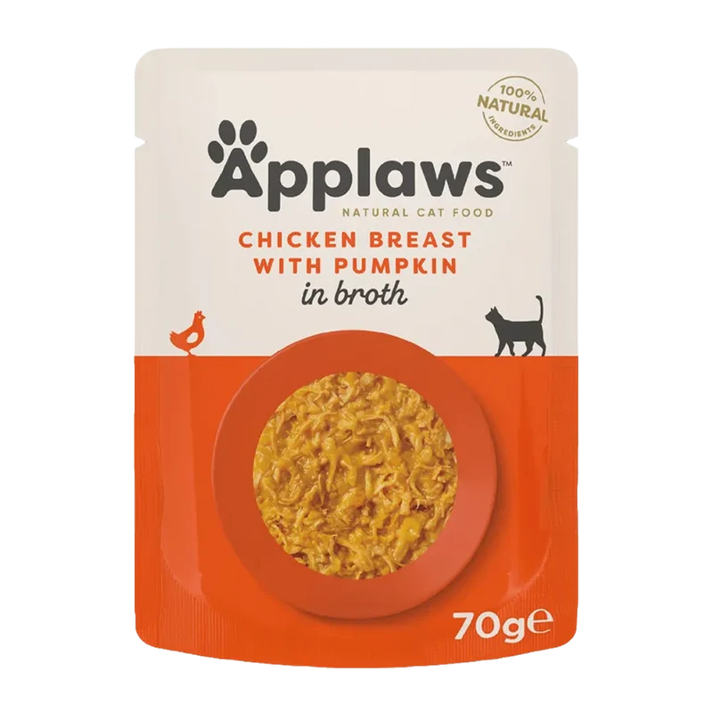 Applaws Katt Påse Chicken & Pumpkin - 12X70 G
