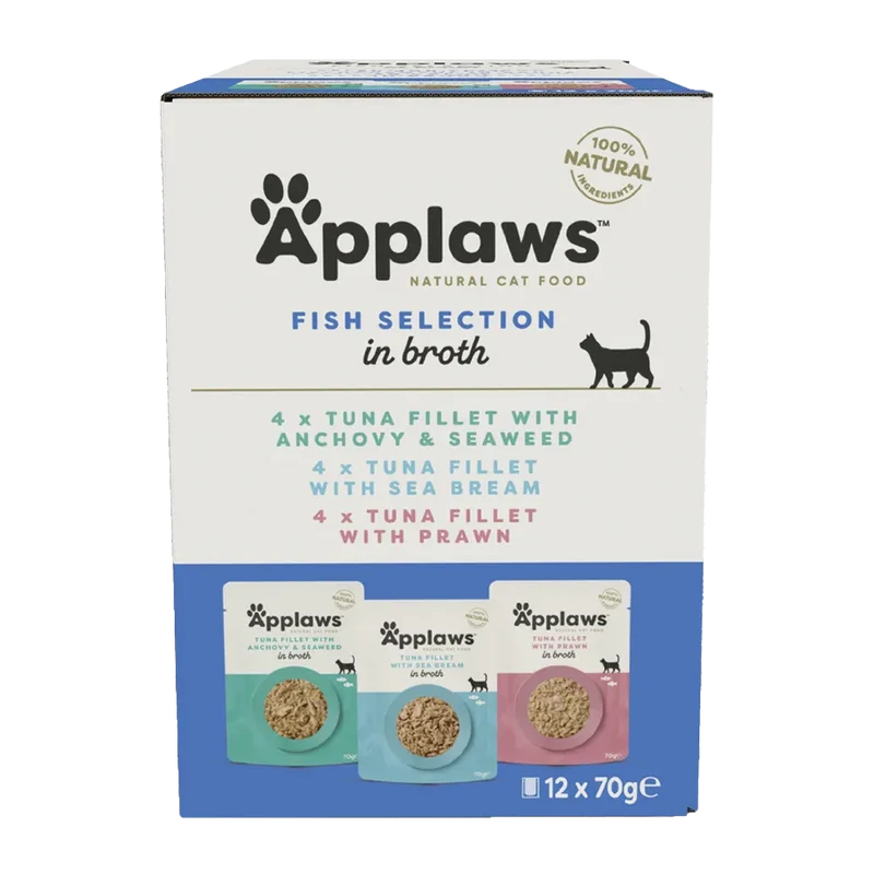 Applaws Katt Påse Fish Multimix - 12X70 G