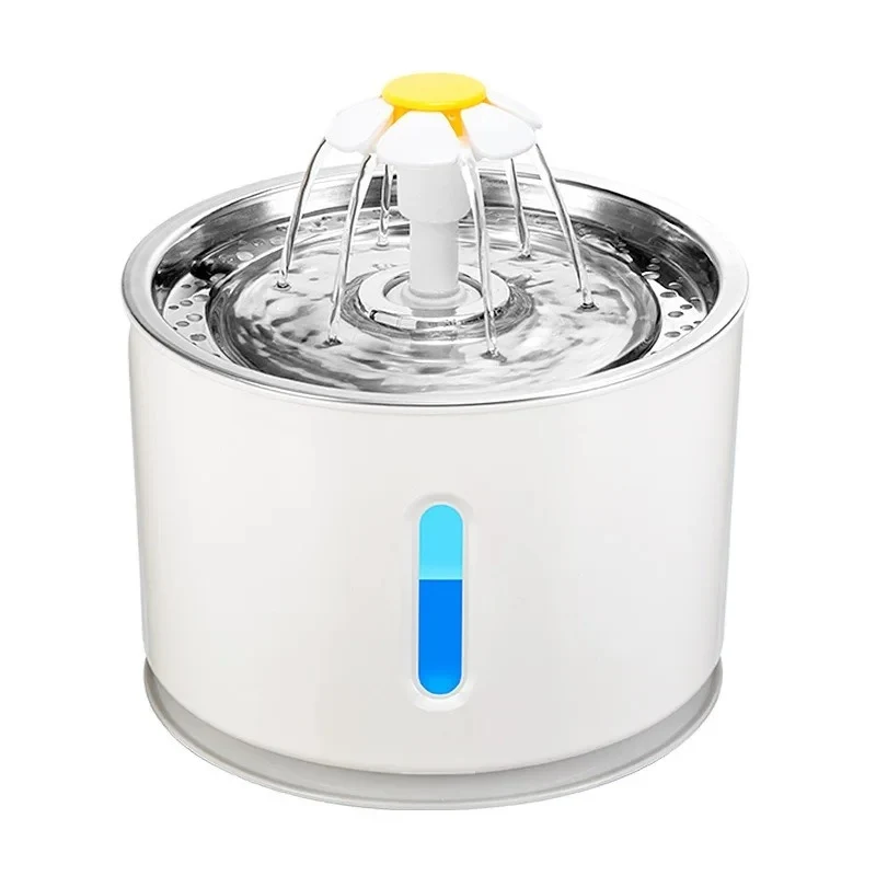 LED kattfontän med cirkulerande vatten – 2,4 liter