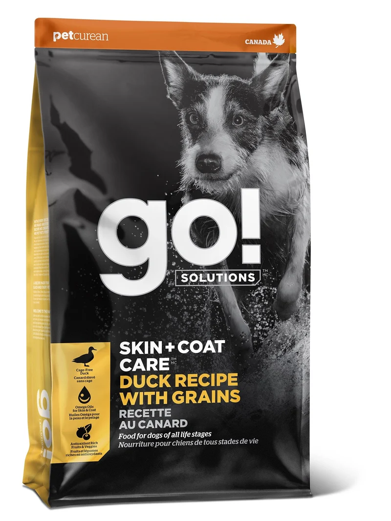 Petcurean Go! Peau + Poils Pour Chien Canard 22 Lbs