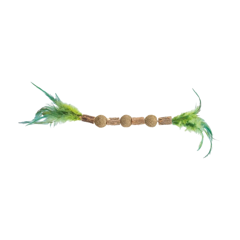 Matatabi Lekkedja med Catnipkulor - 38 CM