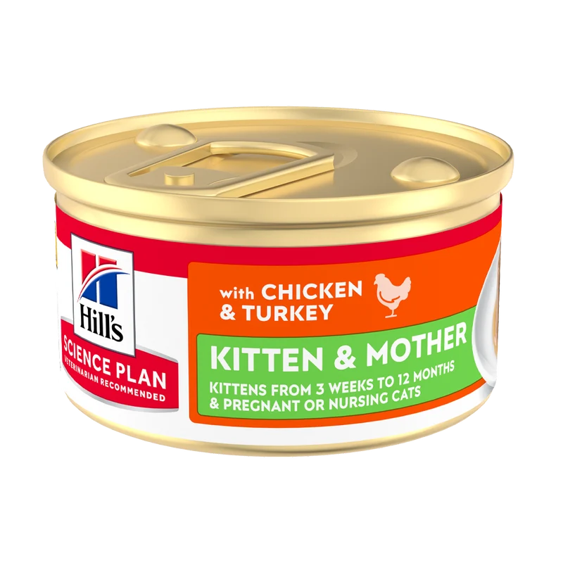 Hill’s Science Plan Kitten & Mother Tender Mousse med kyckling & kalkon - 85 G