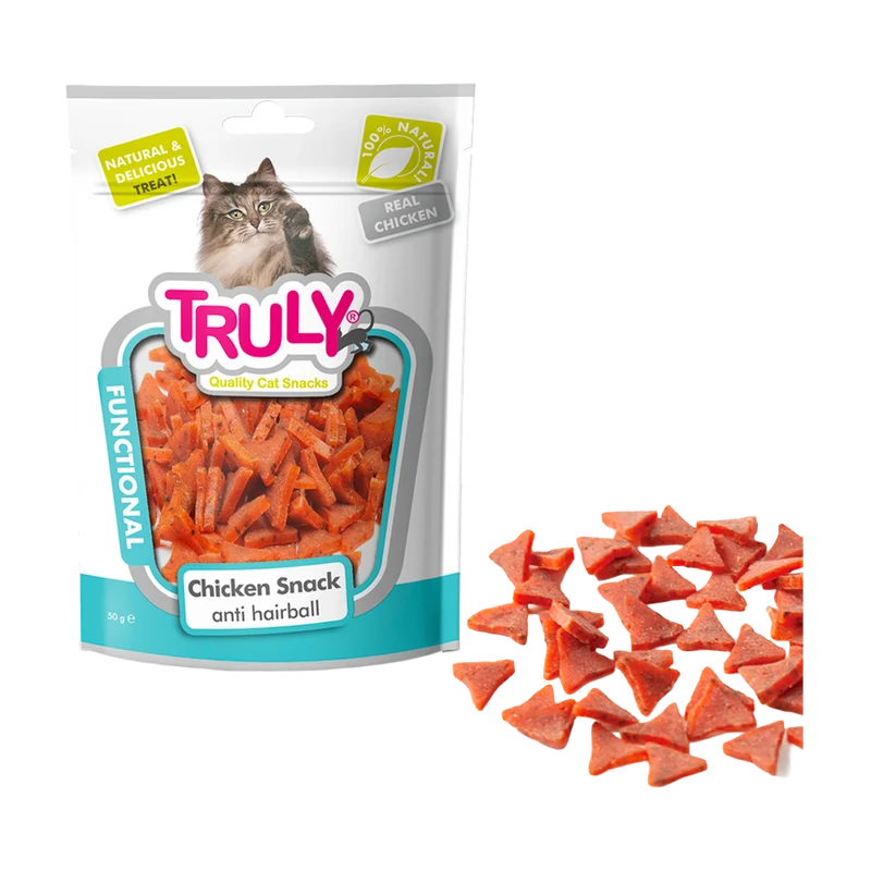 Truly Cat Chicken Snacks Anti Hairball - 50 G