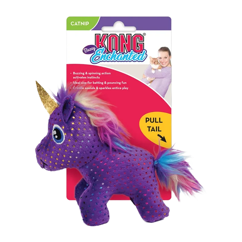 Kong Enchanted Buzzy Unicorn - 11x5x9 CM