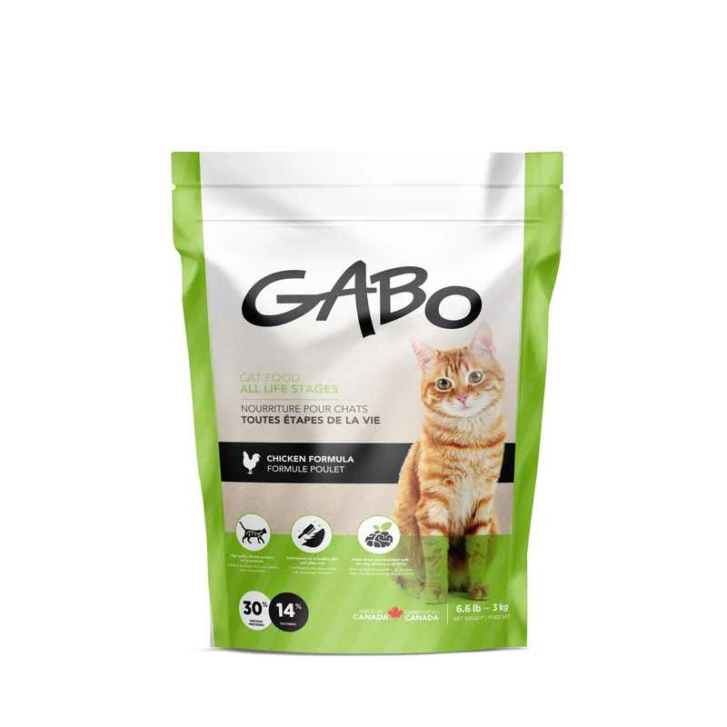 Gabo Nourriture Pour Chat, Toutes étapes De Vie - Poulet 6.6 Lb