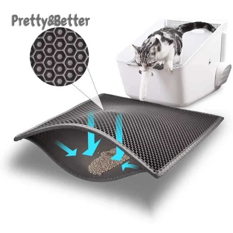 Waterproof Cat Litter Trapping Mat (16"–20")