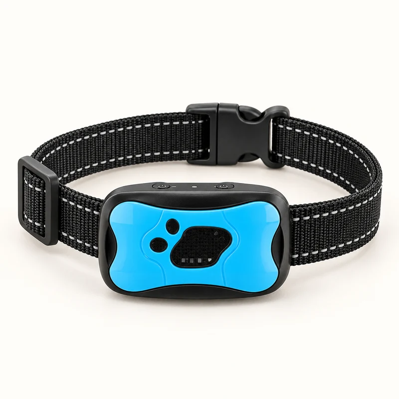 Automatiskt antiskällhalsband med ljud och vibration