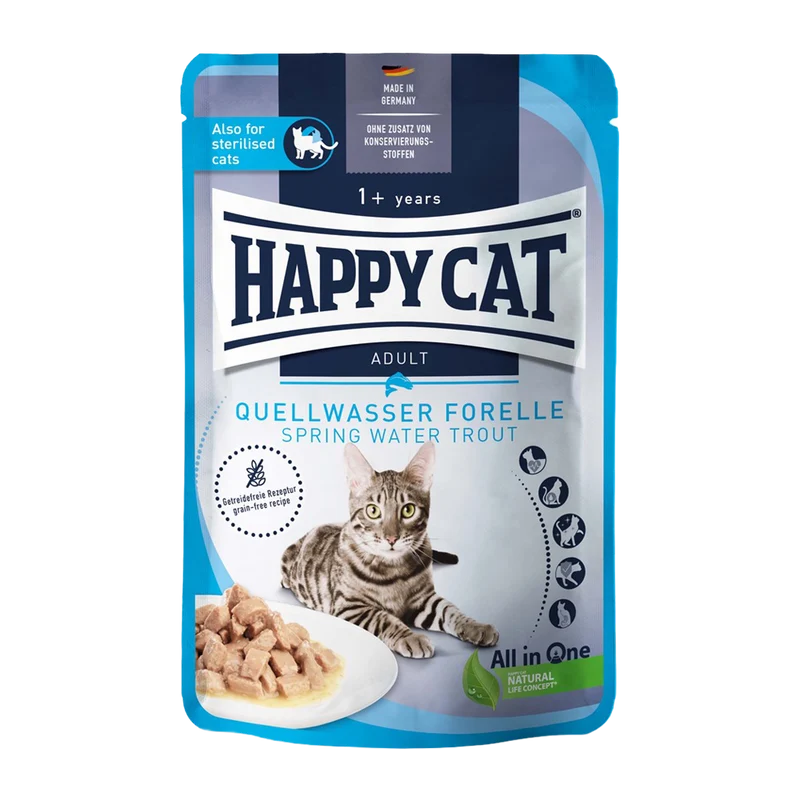 Happycat Våt/Sås Forell - 85 G