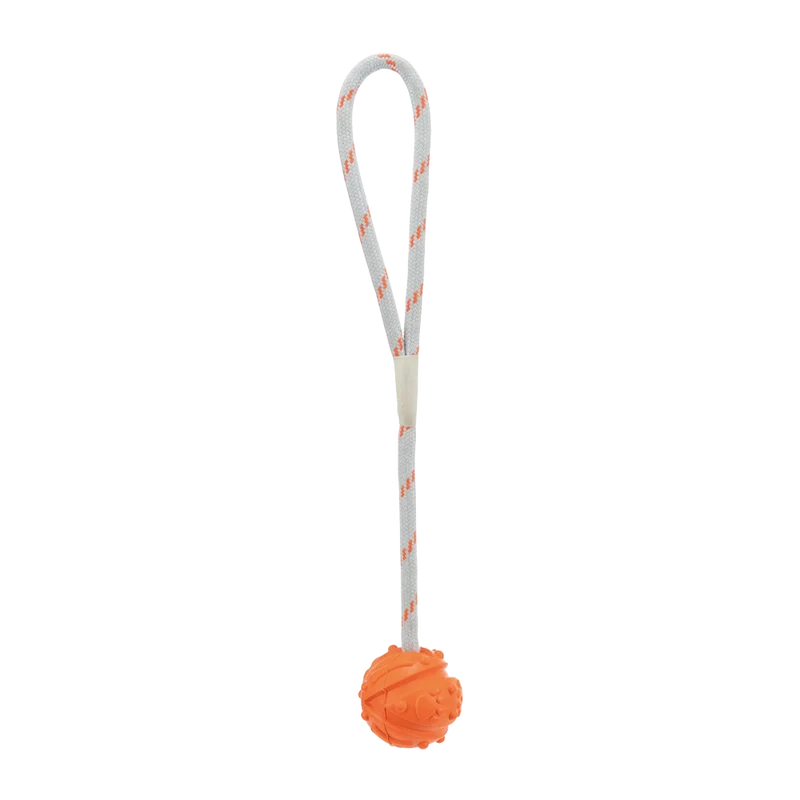 Boll på rep flytande Orange - 35 cm