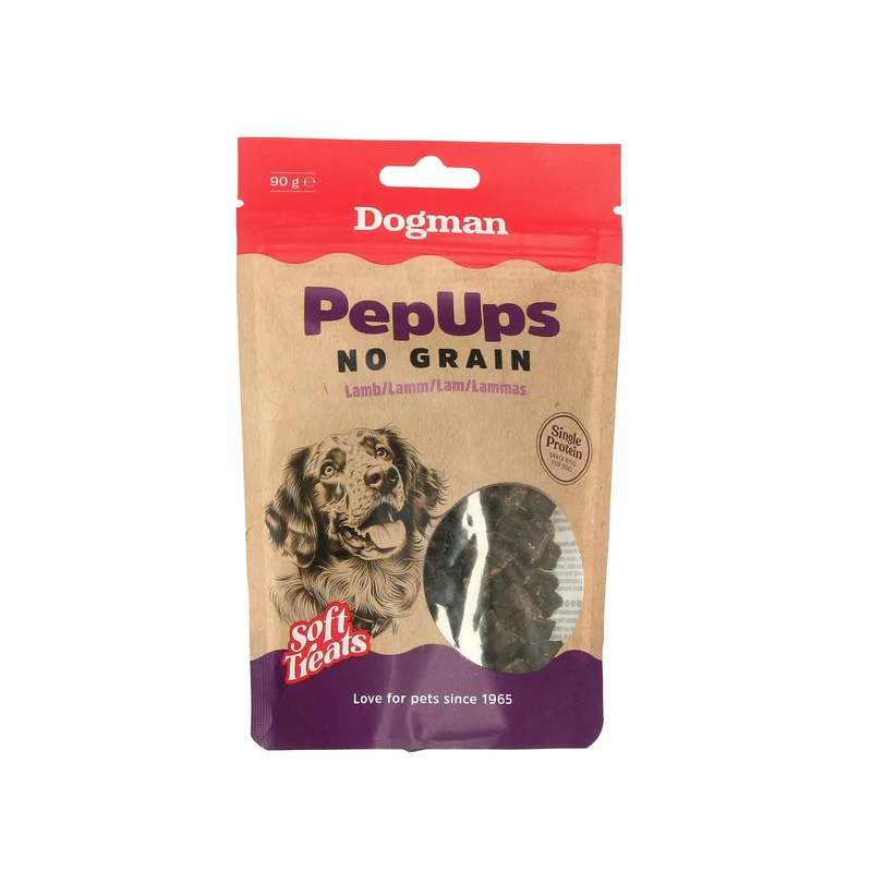 Dogman PepUps No Grain Lamm Hundgodis 90g