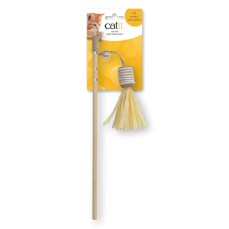 Jouet Catit pour chats, baguette avec rouleau en carton