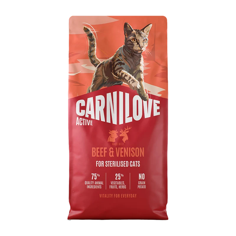 CL Active Cat Beef & Venison for Sterilised Adult All Breeds
