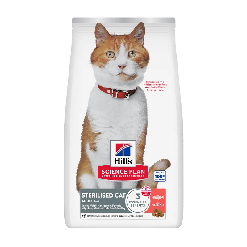 Science Plan Feline Youngad Sterilised Salmon - 15 KG