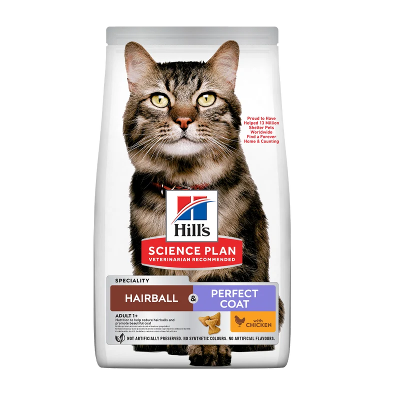 Science Plan Feline Adult Hairball + Pc - 1.5 KG