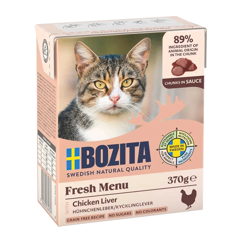 Bozita Cat Chicken Liver In Sauce - 370 G