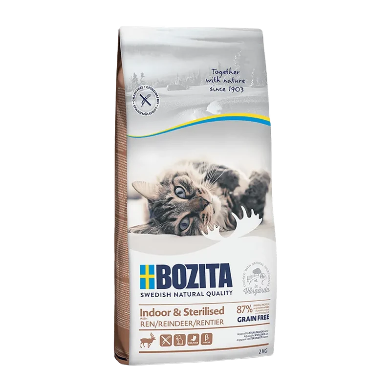Bozita Indoor & Sterilised Grain Free Reindeer
