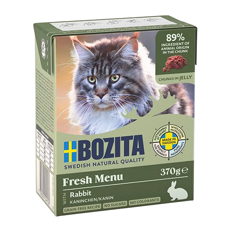 Bozita Bitar i Gelé med Kanin - 370 G