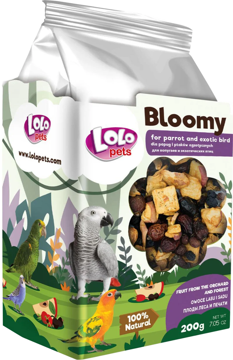 Bloomy Äpplemix Exotiska fåglar - 100 G