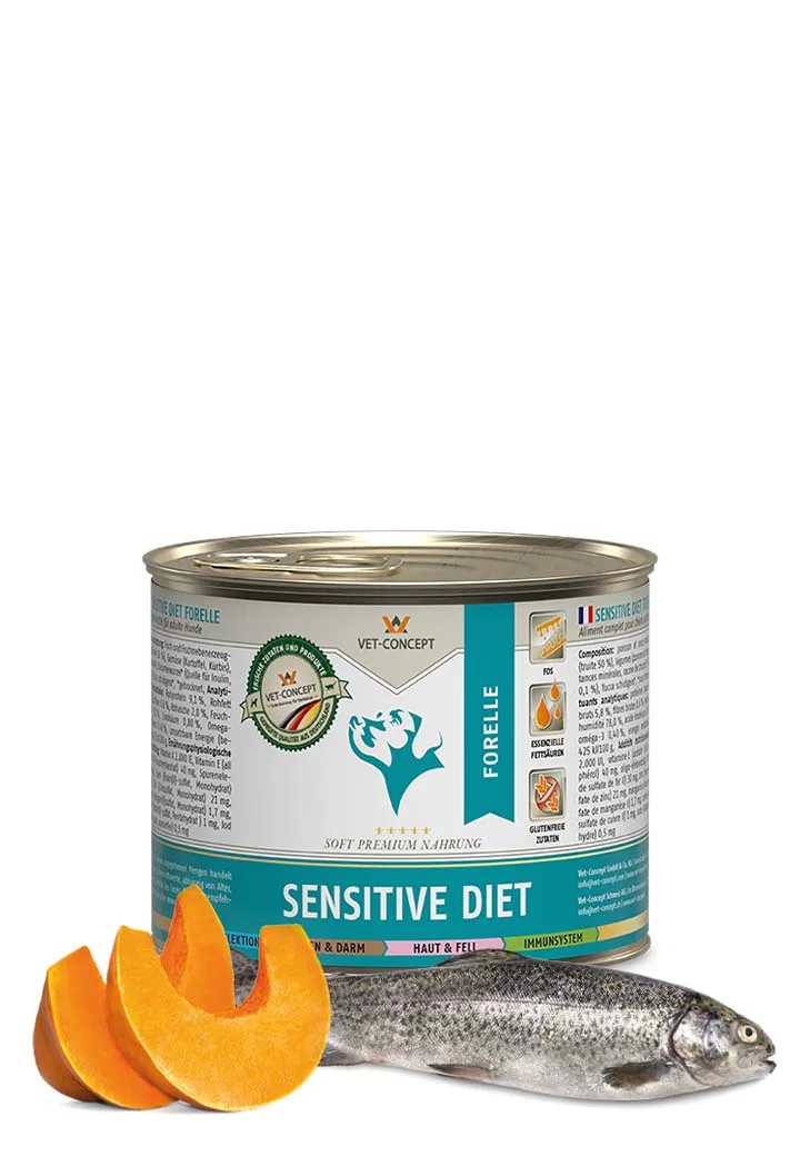 Vet Concept Dog Menu Sensitive Diet Forell 6 x 400 g