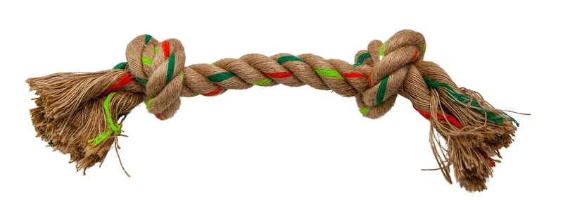 Define Planet Jouet Pour Chien En Corde De Chanvre, Double Noeud Grand (16 pouces)