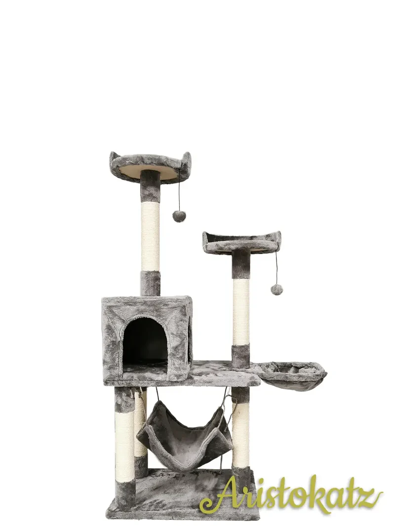 Aristokatz Arbre à chat 55″ (140 cm) Gris
