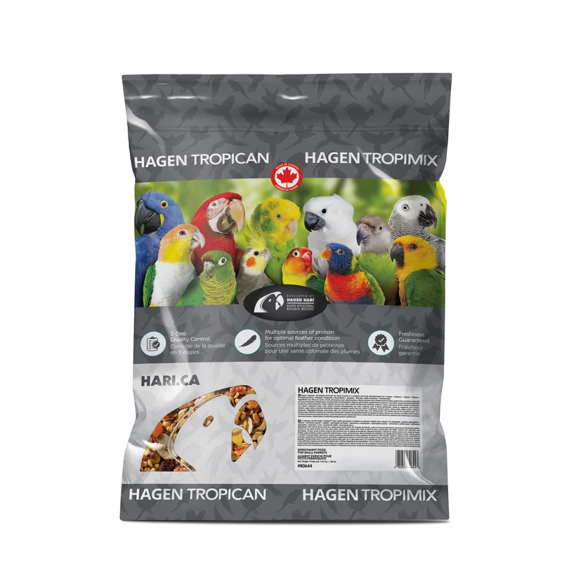 Aliment Tropimix pour petits perroquets, 9,07 kg (20 lb)