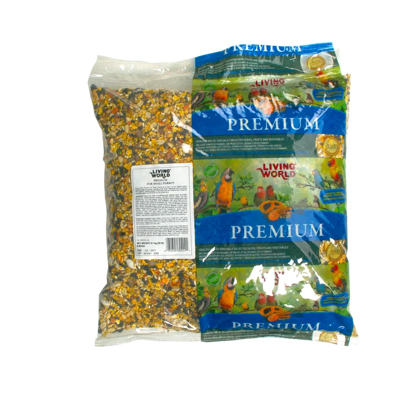 Mélange Premium Living World pour petits perroquets, 9,07 kg (20 lb)