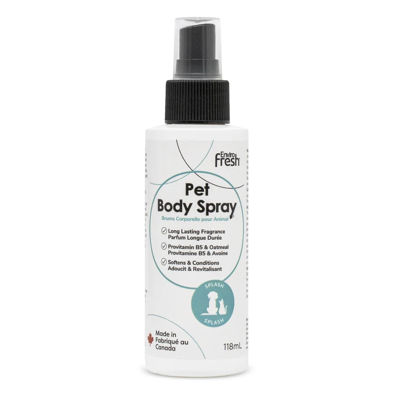 Envirofresh Brume Corporelle Pour Animaux, Provitamine B5 & Avoine - Splash 118ml