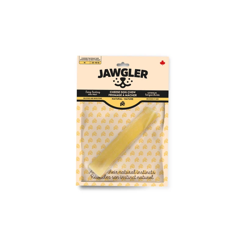 Jawgler Gâterie De Fromage à Mâcher - Nature, Moyen 85g