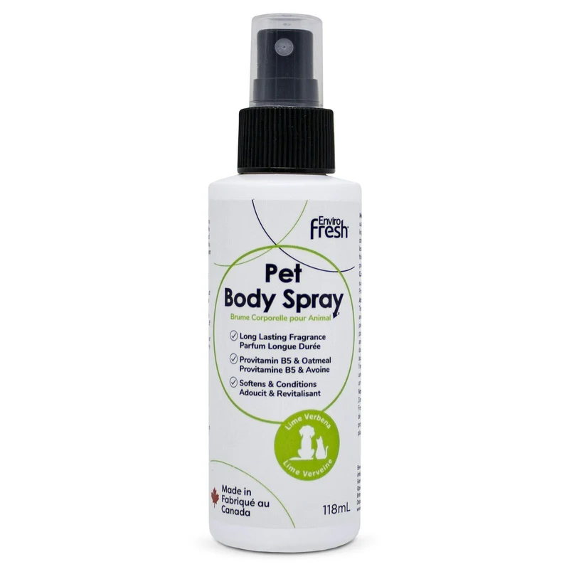 Envirofresh Brume Corporelle Pour Animaux, Provitamine B5 & Avoine - Lime Verveine 118ml