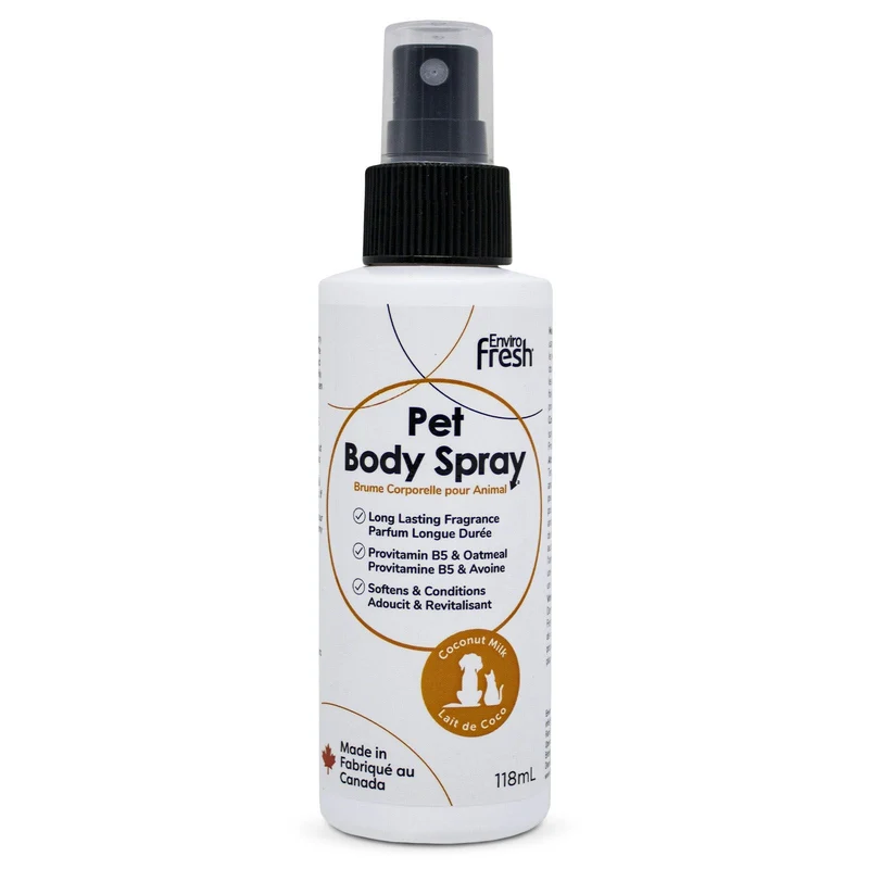 Envirofresh Brume Corporelle Pour Animaux, Provitamine B5 & Avoine - Lait De Coco 118ml
