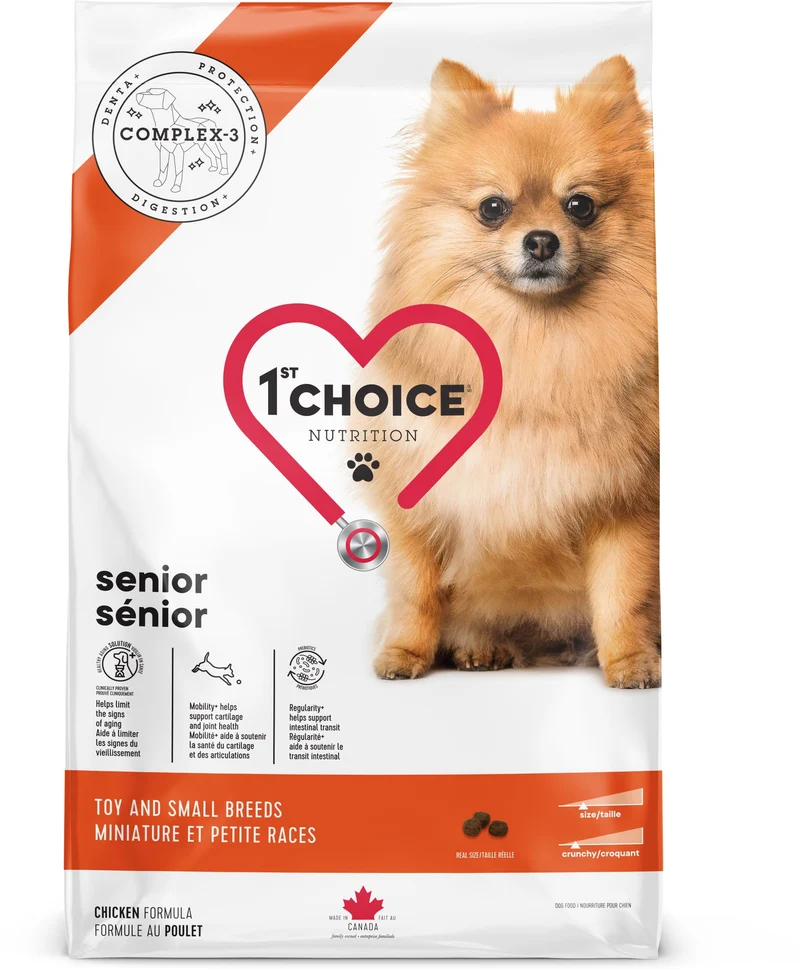 1st Choice Nourriture Pour Chien, Sénior, Miniature Et Petite Races - Poulet 2kg