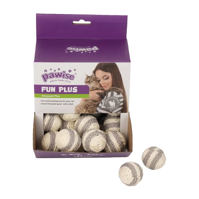 Kattleksak Box Papperboll 24st