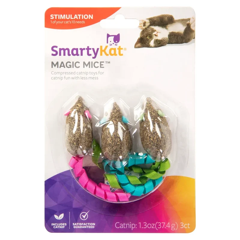 Smartykat Cat Toy Magic Mice 3-pack