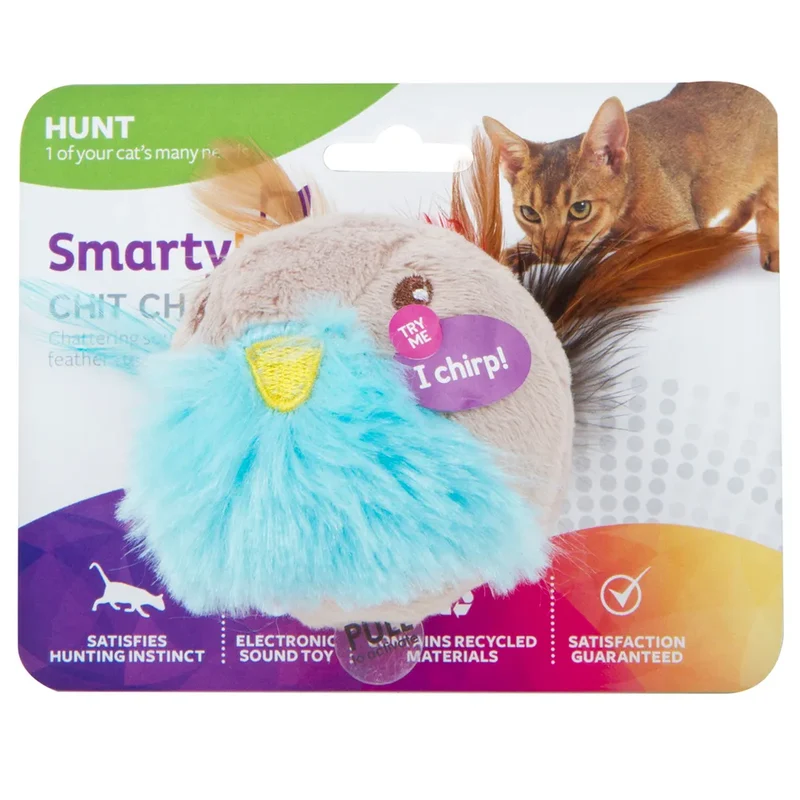 Smartykat Cat Toy Chit Chatter Electronic Sound