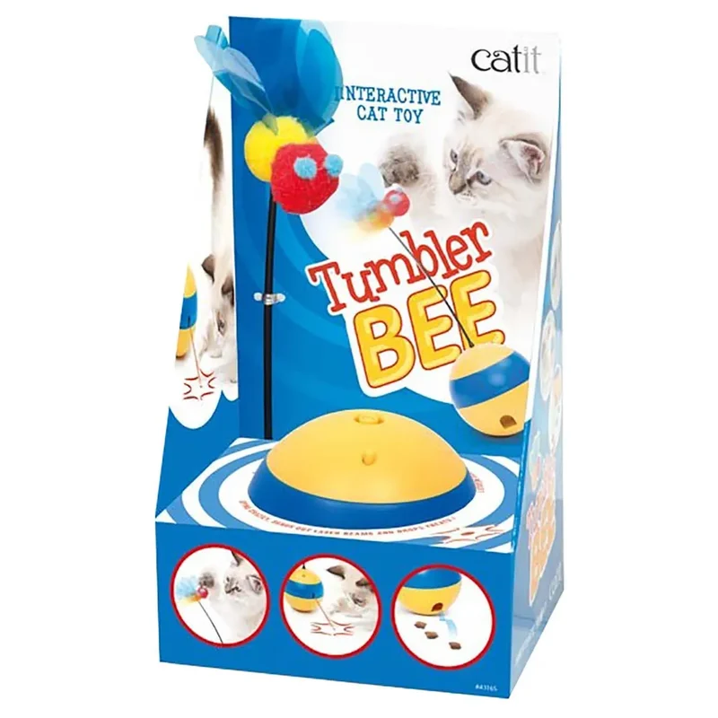 Catit Cat Toy Tumbler Bee Laser