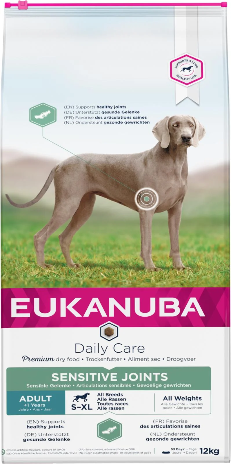 Eukanuba DailyCare Sensitive Joints torrfoder för hund 12 kg