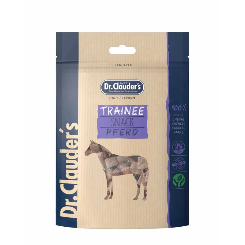 Dr. Clauder’s Trainee Snack Häst 80 g för hund och katt