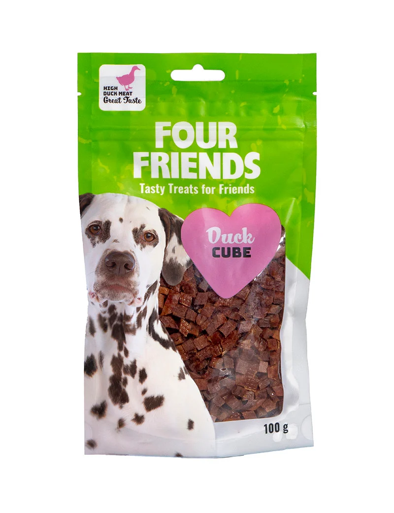 FourFriends Hundgodis Duck Cube