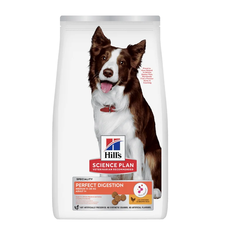 Science Plan Canine Adult Perfect Digestion Medium With Chicken & Brown Rice