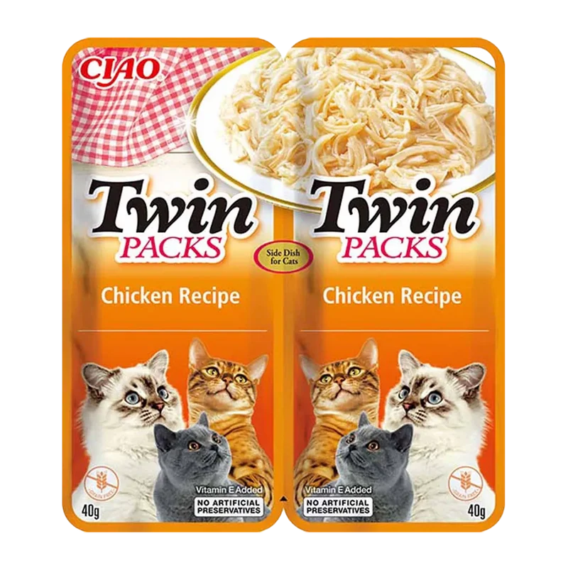Twin Packs Chicken In Chicken Broth - 2x40 G