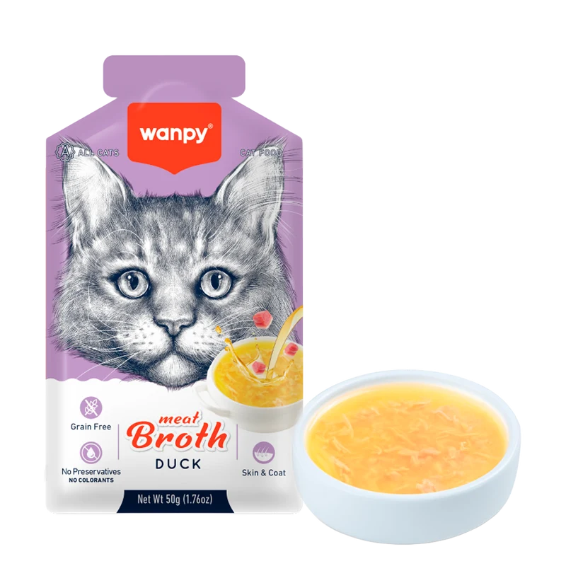 Wanpy Cat Meat Broth Duck - 50 G