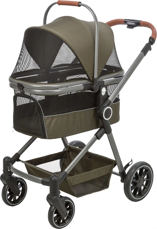 Djurvagn Buggy, 56 × 101 × 100 cm, 7,5 kg, olivgrön