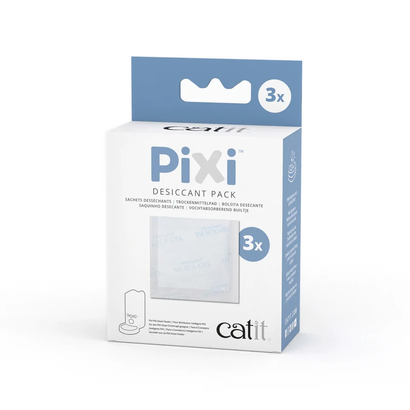 Sachets desséchants pour distributeur d’aliment Catit PIXI, paquet de 3